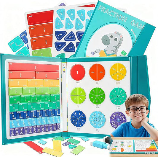 Magnetic Play Puzzles – Letters • Numbers • Fractions. Play, explore, and discover—one magnet at a time.