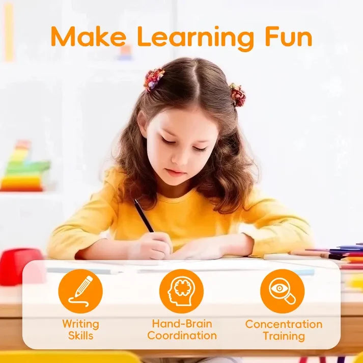 KiddoKrafty Reusable Sank Handwriting Workbook for Kids