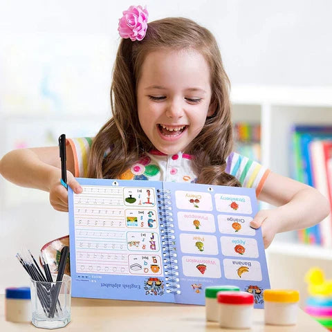 KiddoKrafty Reusable Sank Handwriting Workbook for Kids