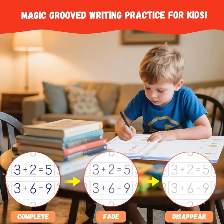 KiddoKrafty Reusable Sank Handwriting Workbook for Kids