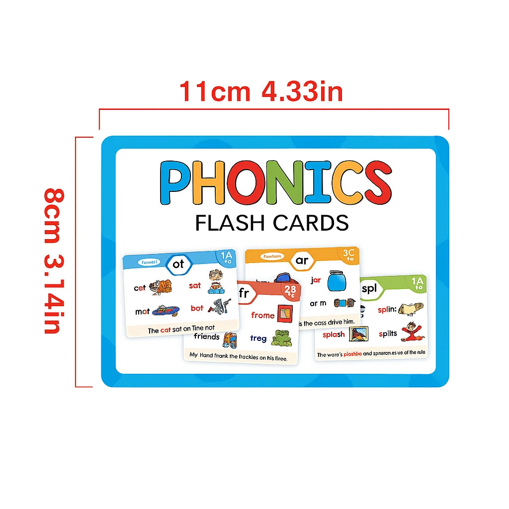 Phonics Power Flash Cards - Learn to Read in 20 Stages