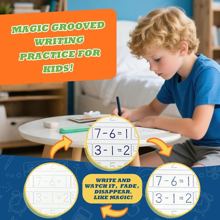 KiddoKrafty Reusable Sank Handwriting Workbook for Kids
