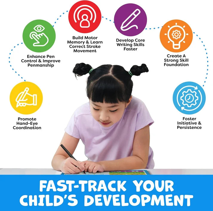 KiddoKrafty Reusable Sank Handwriting Workbook for Kids