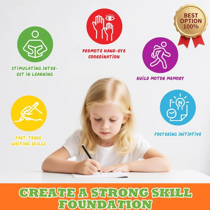 KiddoKrafty Reusable Sank Handwriting Workbook for Kids