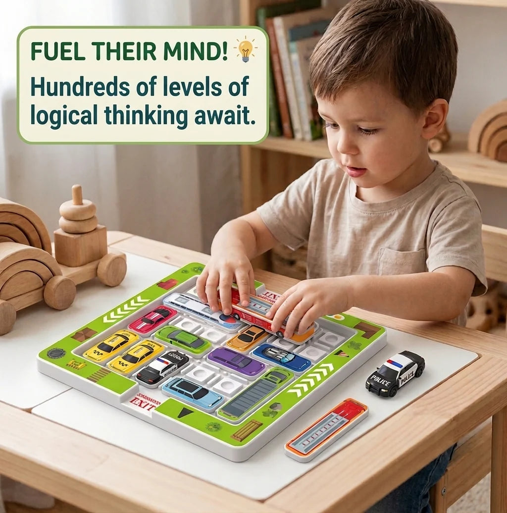 Logic Car Puzzle Board