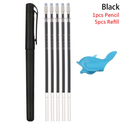 Pen + 5/10 Refills + Pen Holder