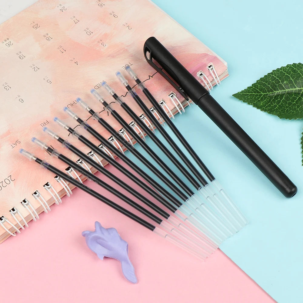 Pen + 5/10 Refills + Pen Holder