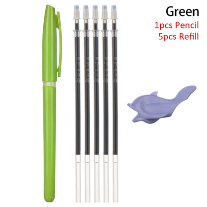 Pen + 5/10 Refills + Pen Holder