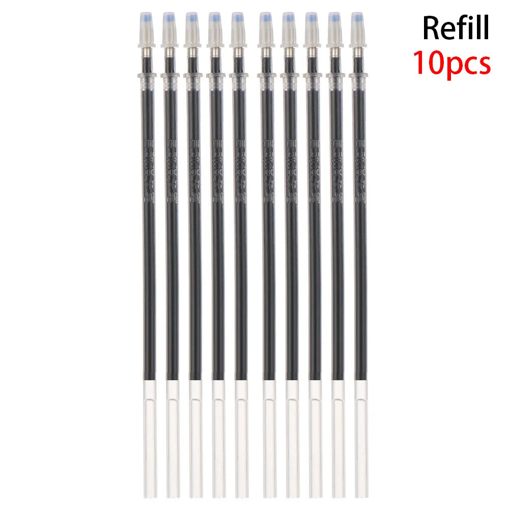 Pen + 5/10 Refills + Pen Holder