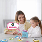 KiddoKrafty Bilingual Talking Flash Cards for Kids (English/Spanish/French)