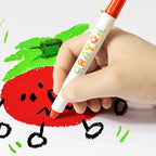 KiddoKrafty Jumbo Crayons — Safe, Washable, Made for Little Hands