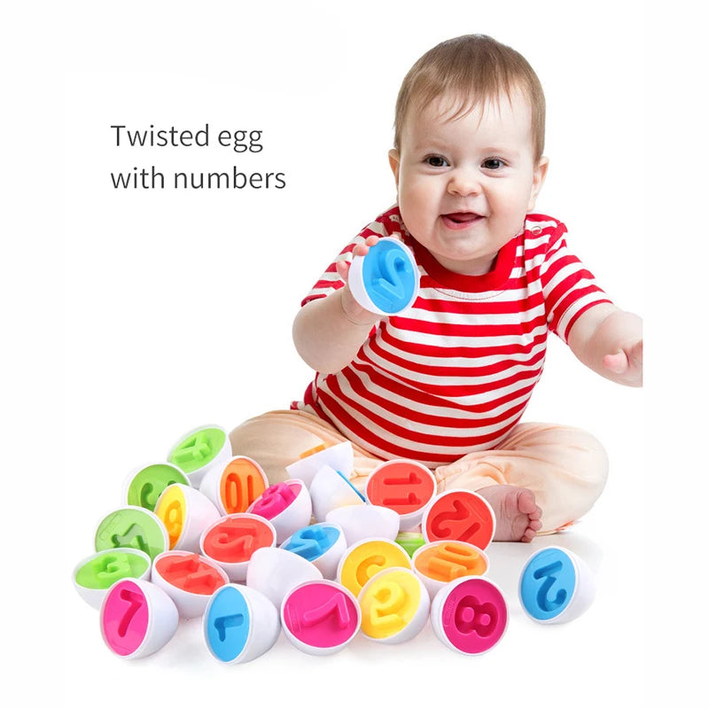 Geometric Eggs For Toddlers 1-3