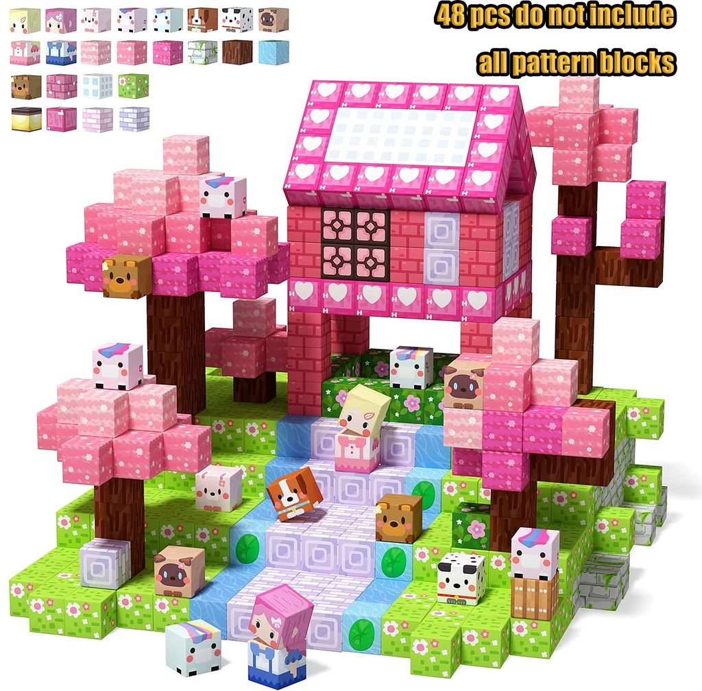 KiddoKrafty Magnetic Building Blocks – Creative STEM Construction Set