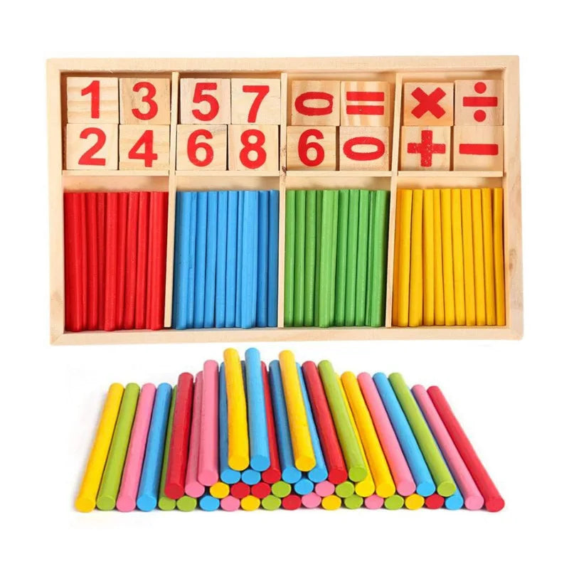 MathMagic Blocks : Colorful Counting Sticks for Kids