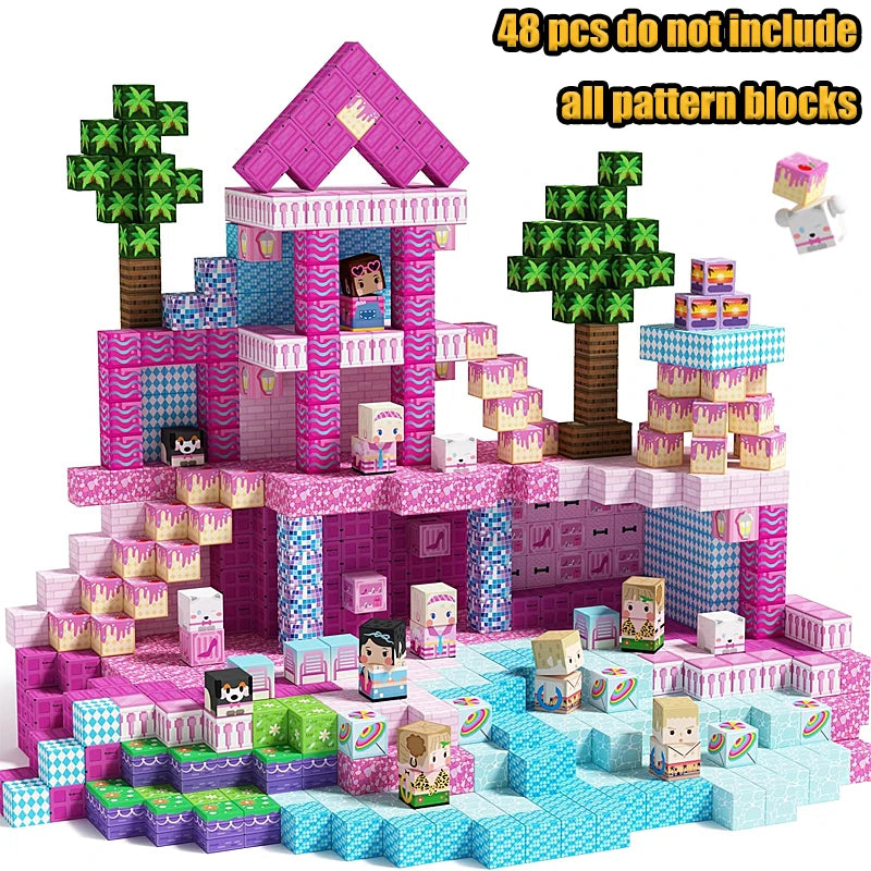 KiddoKrafty Magnetic Building Blocks – Creative STEM Construction Set