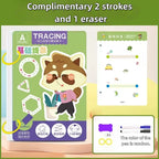 Reusable 36-Page Writing & Drawing Workbook for Kids