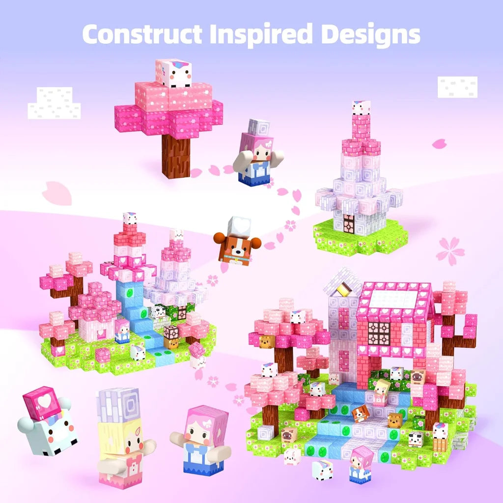 KiddoKrafty Magnetic Building Blocks – Creative STEM Construction Set