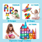 Creative BuildMasters - 4D Magnetic Block Adventures for Kids