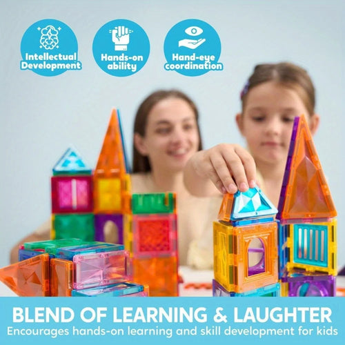 Creative BuildMasters - 4D Magnetic Block Adventures for Kids