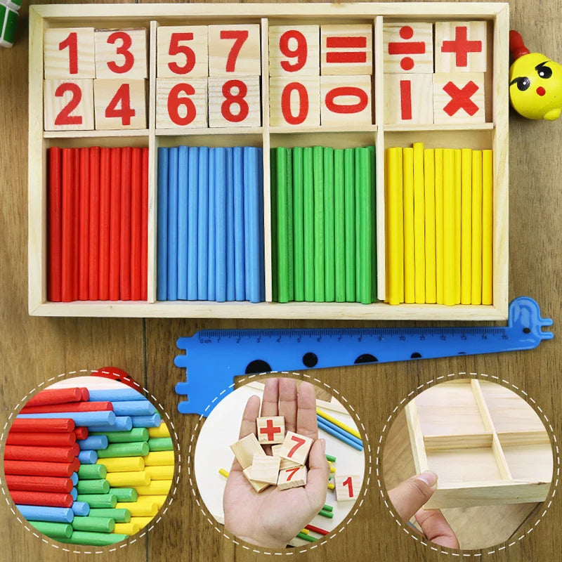 MathMagic Blocks : Colorful Counting Sticks for Kids
