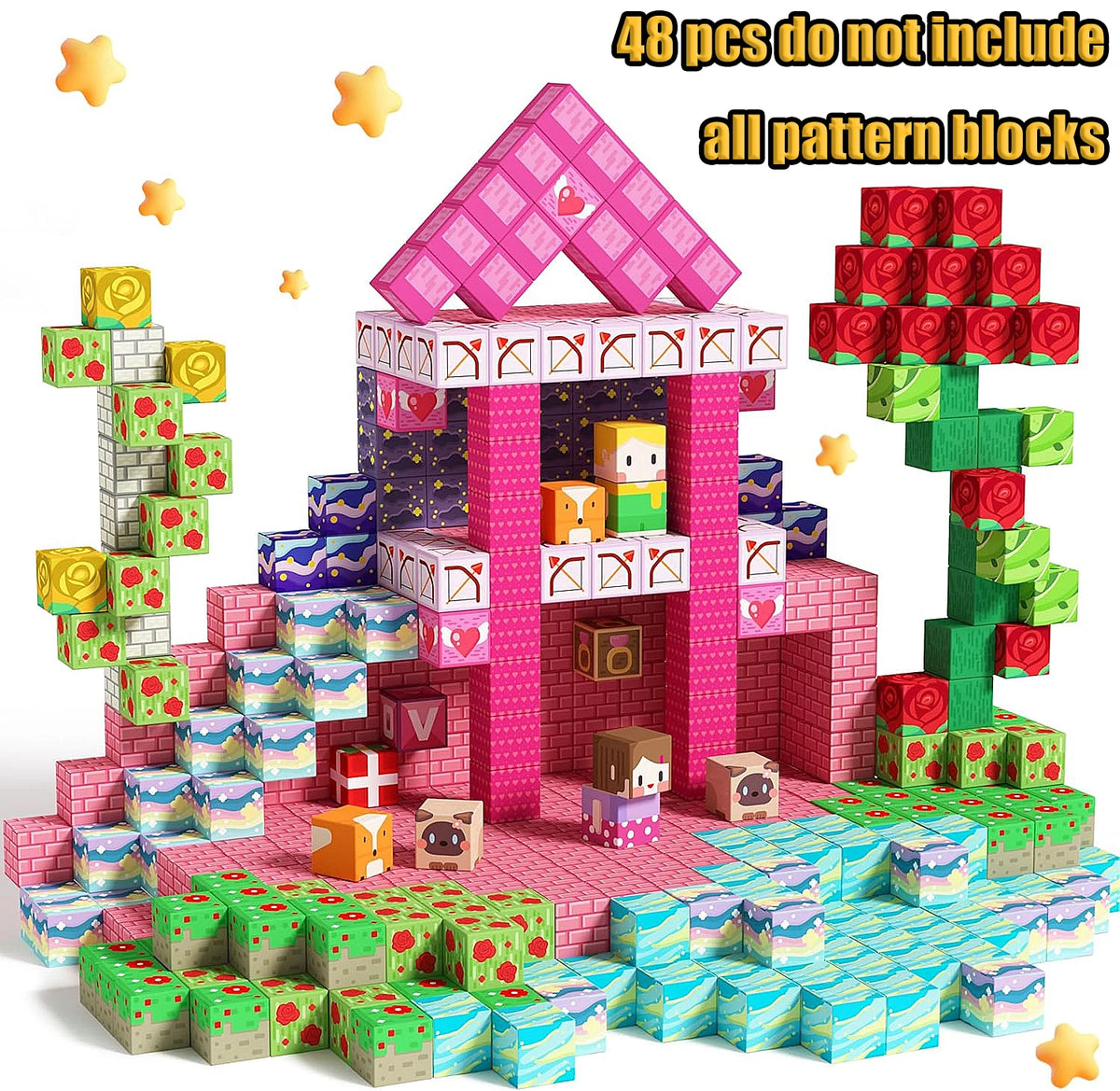 KiddoKrafty Magnetic Building Blocks – Creative STEM Construction Set