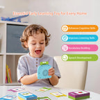 KiddoKrafty Bilingual Talking Flash Cards for Kids (English/Spanish/French)