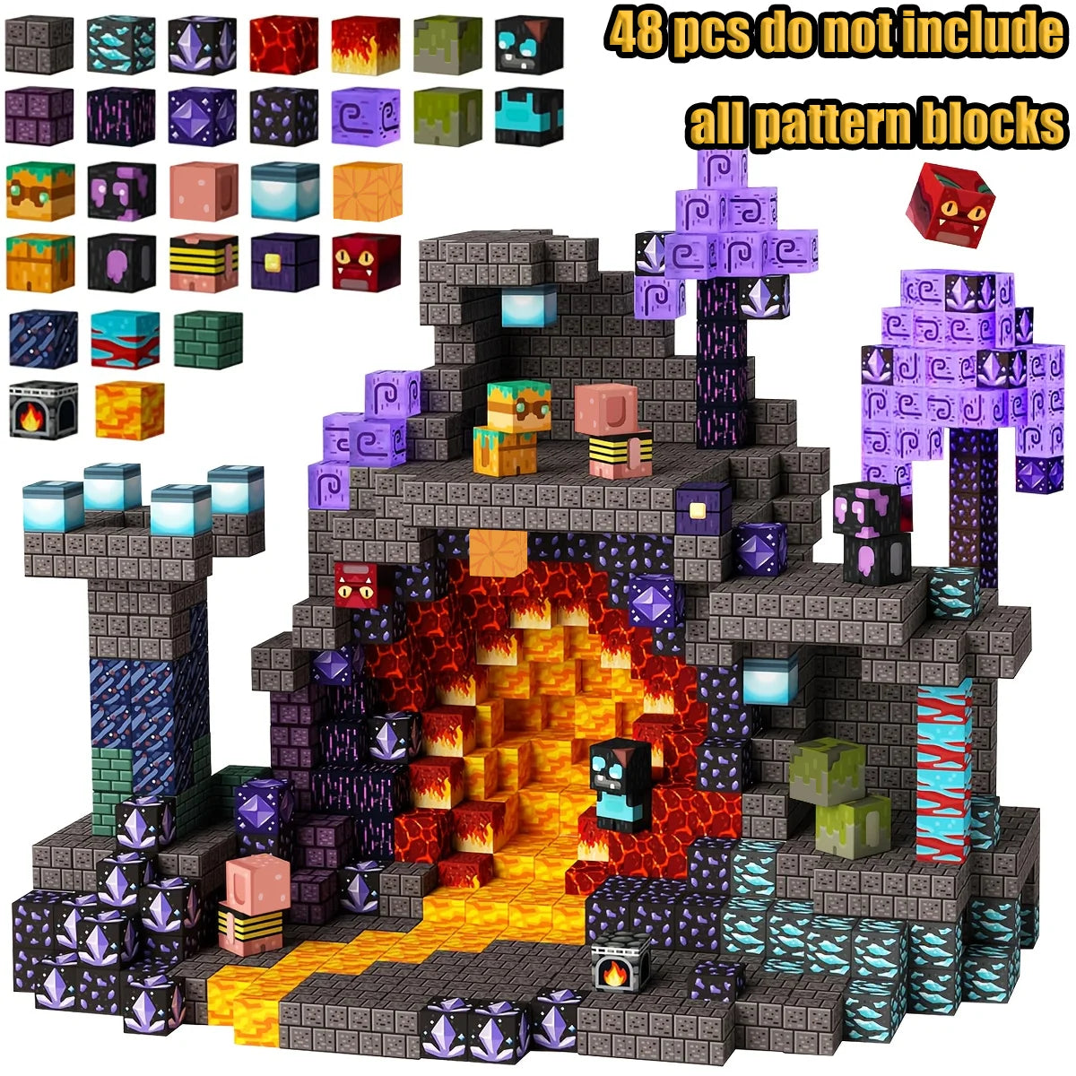 KiddoKrafty Magnetic Building Blocks – Creative STEM Construction Set