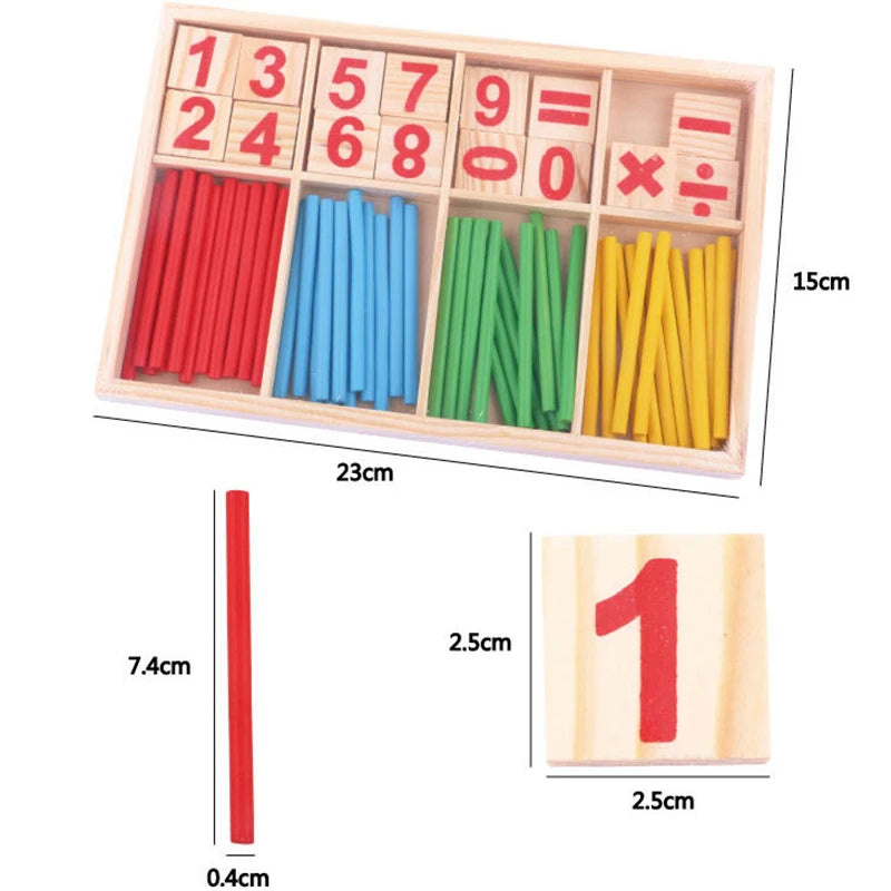 MathMagic Blocks : Colorful Counting Sticks for Kids