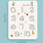 Reusable 36-Page Writing & Drawing Workbook for Kids