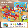 KiddoKrafty Electric Magnetic Track Train set for Kids Ages 3-8