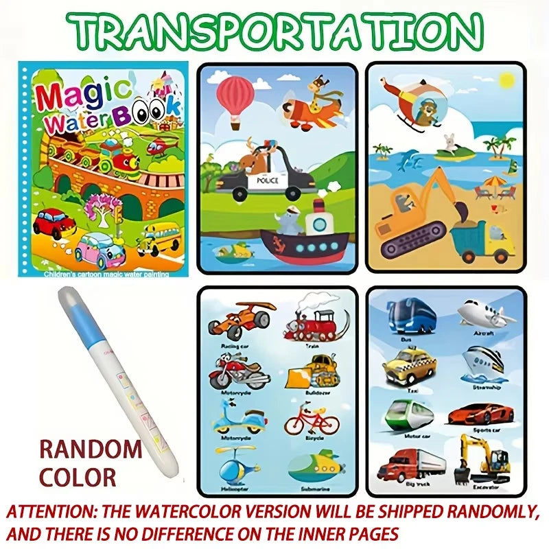 Magical Water Drawing Book