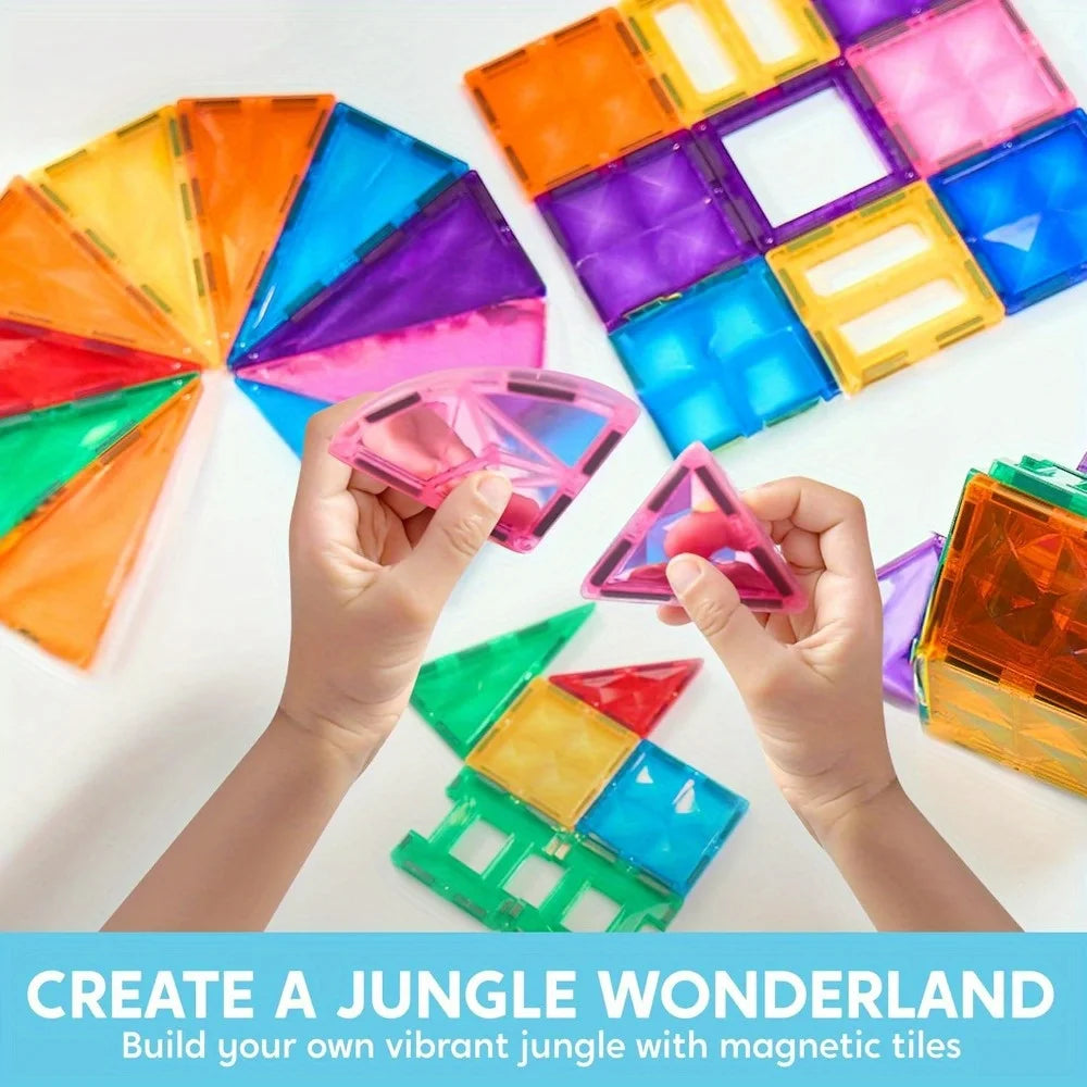 Creative BuildMasters - 4D Magnetic Block Adventures for Kids