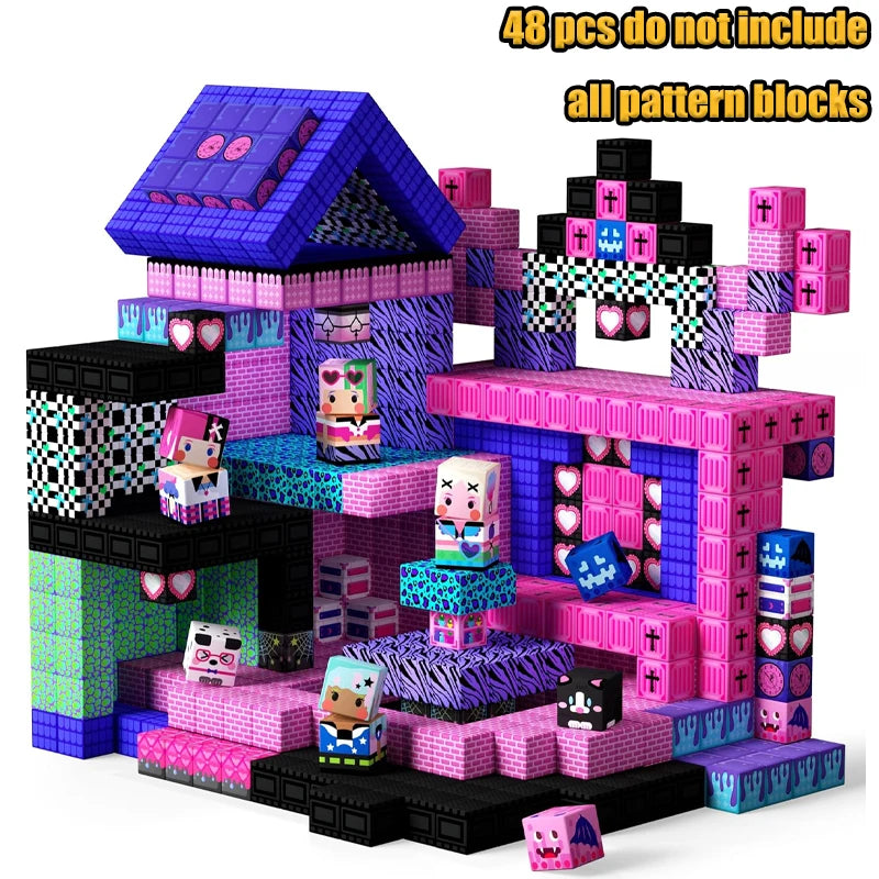 KiddoKrafty Magnetic Building Blocks – Creative STEM Construction Set