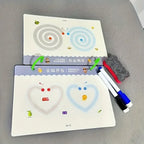 Reusable 36-Page Writing & Drawing Workbook for Kids