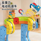 KiddoKrafty Electric Magnetic Track Train set for Kids Ages 3-8
