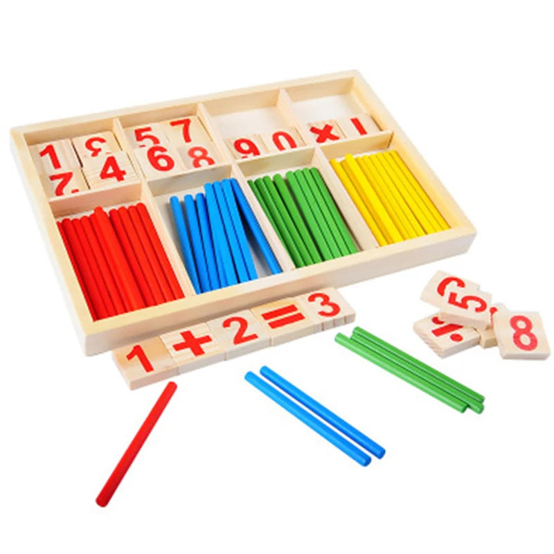 MathMagic Blocks : Colorful Counting Sticks for Kids