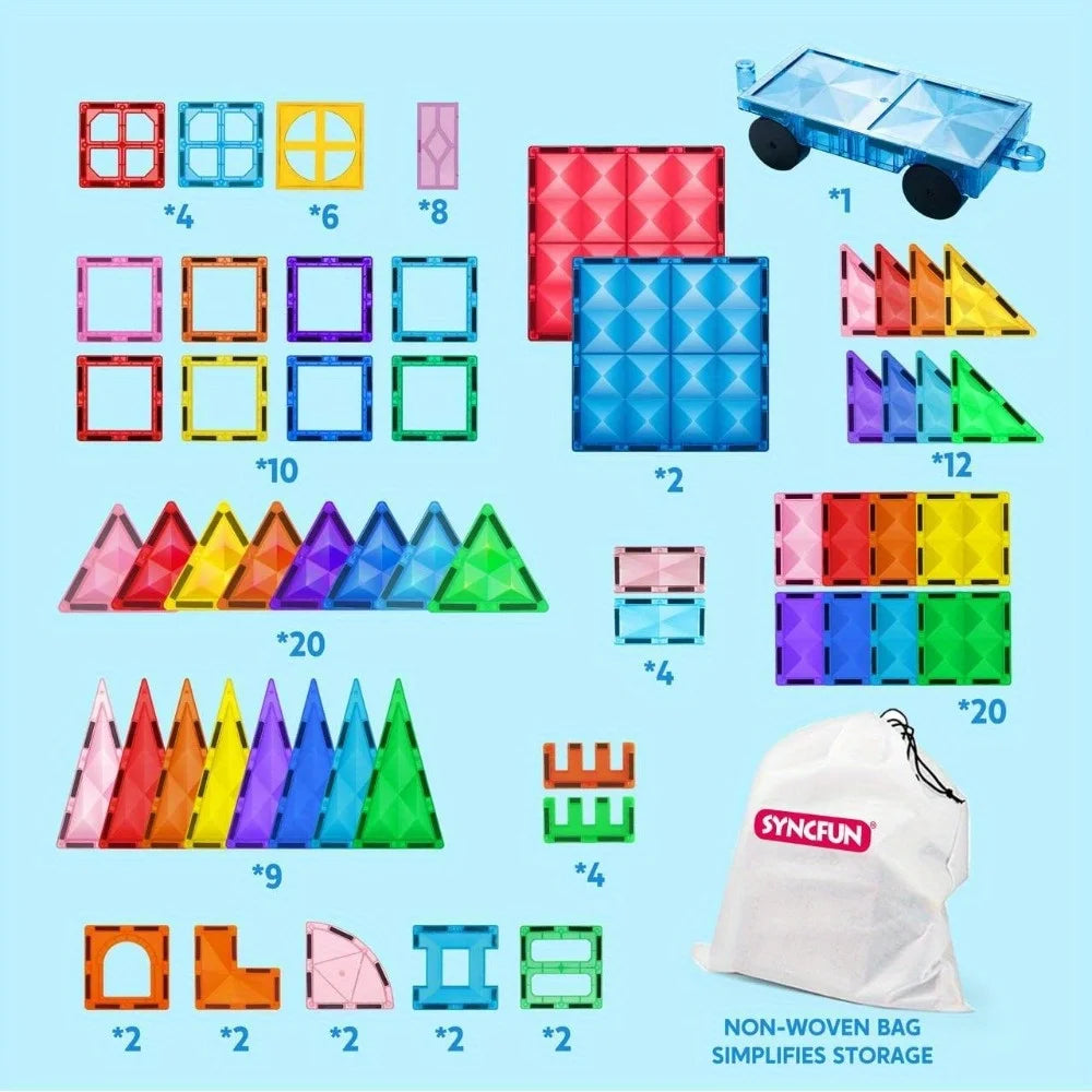 Creative BuildMasters - 4D Magnetic Block Adventures for Kids