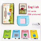 KiddoKrafty Bilingual Talking Flash Cards for Kids (English/Spanish/French)