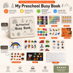 KiddoKrafty Preschool Busy Workbook for Kids 2-10