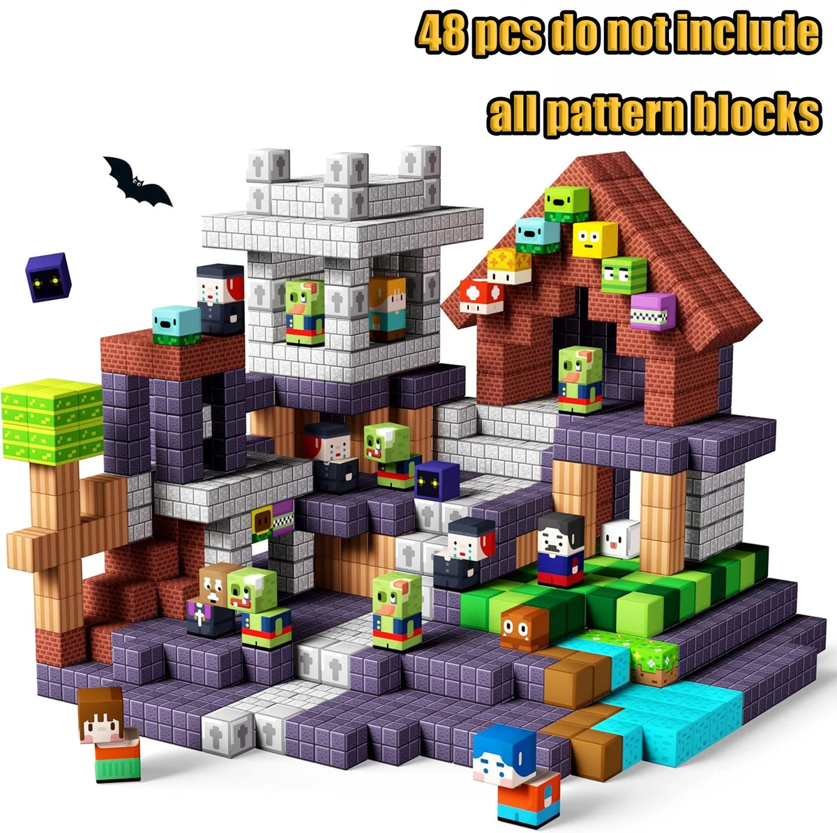 KiddoKrafty Magnetic Building Blocks – Creative STEM Construction Set