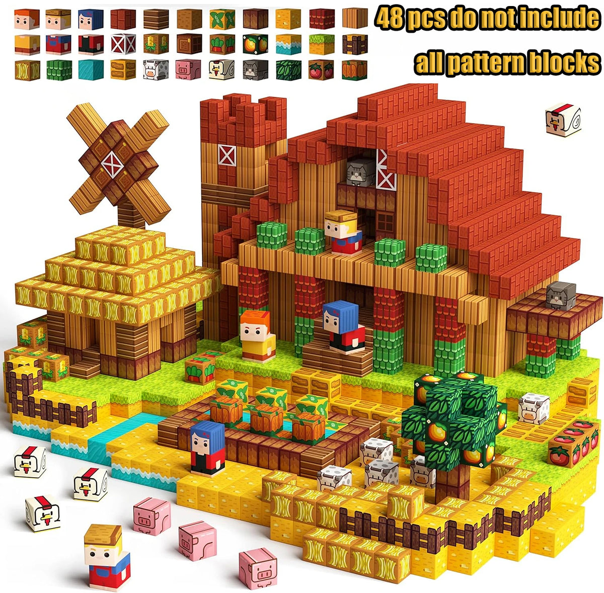 KiddoKrafty Magnetic Building Blocks – Creative STEM Construction Set