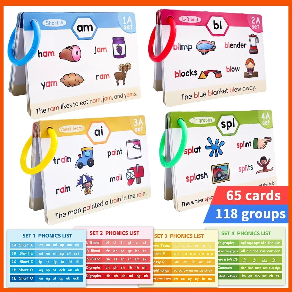 Phonics Power Flash Cards - Learn to Read in 20 Stages