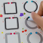 Reusable 36-Page Writing & Drawing Workbook for Kids