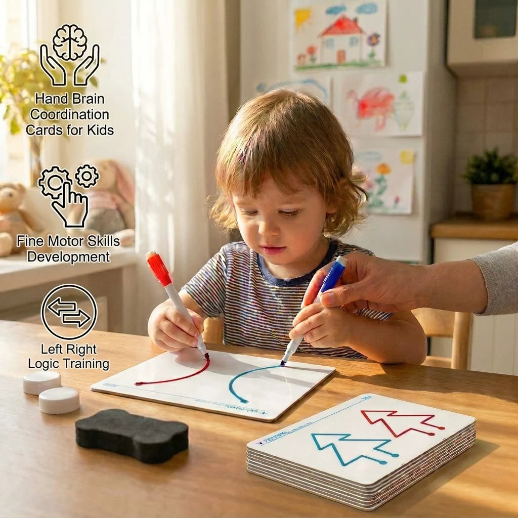Educational Left Right Brain Training Cards